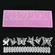Butterfly Lace Fondant Cake Mould Chocolate Craft Mold Silicone Tools