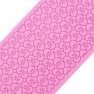 Lace Silicone Fondant Mold Wedding Cake Mould Decoration Baking Tool 5 Styles (Love Heart) N4