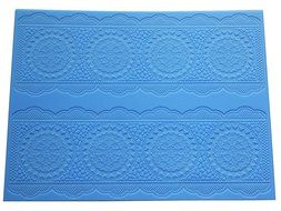 Art Nouveau SLM022 Swirl Galore Silicone Cake Lace Mat Edible Sugar Mold - Extra Large N3