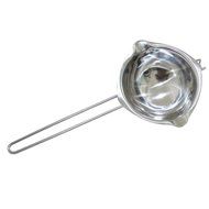 YIJIA Stainless Steel Chocolate Melting Pot Furnace Heated Milk Bowl with Handle Heated Butter Tool Baking Pastry...