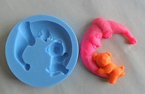 HSE Moon liquid silicone cake mold animal kitchen baking cake chocolate dessert pastry tools