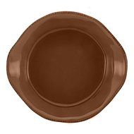 Rachael Ray Cucina Stoneware 1 1/2-quart Mushroom Brown Round Baker N3