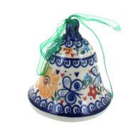 Polish Pottery Butterfly Large Bell