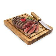 Starfrit 4 Count Steak Knives, Brown N2