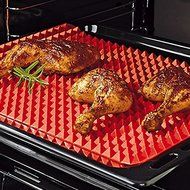 &quot;Non-Stick Microwave Silicone Baking Mat Pyramid Cooking Pan Oven Baking Tray&quot; shopping N6