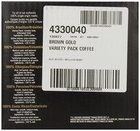 Brown Gold, Coffee Variety Pack, 36 Single Serve RealCups
