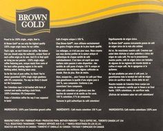 Brown Gold, Coffee Variety Pack, 36 Single Serve RealCups N23