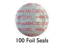 100 Foil Seals to Reuse Your Keurig Rivo Packs and Lavazza Capsule Pods, Lavazza Blue, A Modo Mio