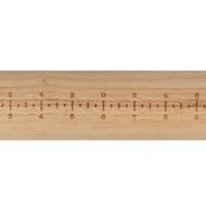 Sweet Creations Rolling Pin with Measurements, Brown N2