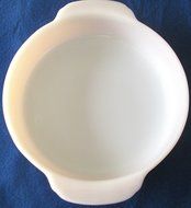 Fire King Peach Lustre 8" Casserole #450 N2