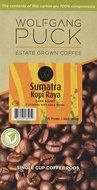 Wolfgang Puck Coffee, Sumatra Kopi Raya, Dark Roast, 9.5 Gram Pods-18-Count (Pack of 3)