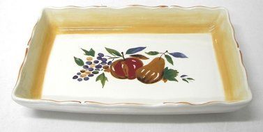 Longaberger Napa Orchard Stoneware 9"x13" Baking Dish