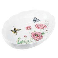 Lenox Butterfly Meadow Oval Baker in White