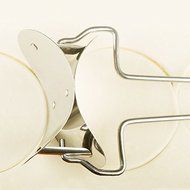 ACE New Stainless Steel Dough Press Dumpling Pie Mold Mould Pastry Tool Circle Dumpling Making Tool N6