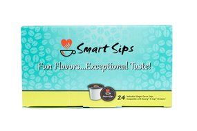 Smart Sips, Apple Crumb Cake Coffee, 24 Count, Compatible With All Keurig K-cup Brewers N4