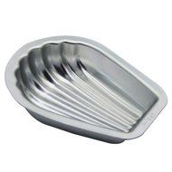Lariy 5 Pcs Madeleine Cookie Pan French Shell Cake Mold Aluminum Baking Pan Tool N4