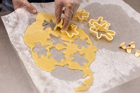 Astra shop Newest 14PCS Fashion Bunny &amp; Bear shape Fondant Cookie Cutters Set - 4pcs Body with 10pc emoji stamps