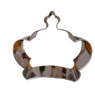 SIO 10pcs Crown Shape Stainless Steel Fondant Mold Baking Cake Cookie Mold Fruit Cutting Mold