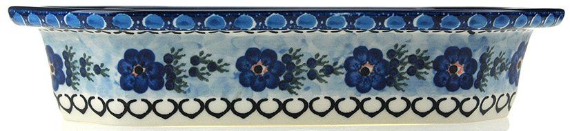 Ceramika Artystyczna Polish Hand Painted Baking Dish - 12&quot; x 9.5&quot; x 2.5&quot; N2