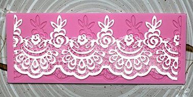 Allforhome Sugarcraft Silicone Necklace Shape Embossing Lace Fondant Mould Cake Decoration Mould Polymer Clay...