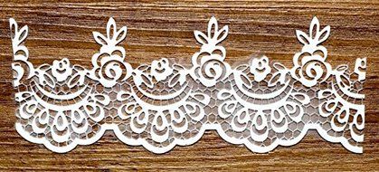 Allforhome Sugarcraft Silicone Necklace Shape Embossing Lace Fondant Mould Cake Decoration Mould Polymer Clay... N3