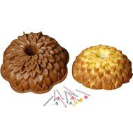Hampton Direct Chrysanthemum Silicone Cake Mold - Baking Mold N3