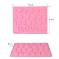 EVTECH(TM) Silicone Gel Non Stick Cake Bread Mousse Ice Pudding Mold Chocolate Jelly Candy Baking Mould N11