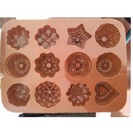 EVTECH(TM) Silicone Gel Non Stick Cake Bread Mousse Ice Pudding Mold Chocolate Jelly Candy Baking Mould N38