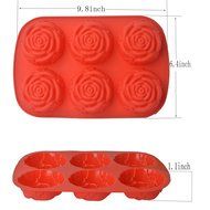 EVTECH(TM) Silicone Gel Non Stick Cake Bread Mousse Ice Pudding Mold Chocolate Jelly Candy Baking Mould N50