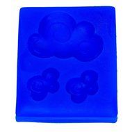 First Impression Molds B245 Cloud Set Silicone Cake Decorating Mold, Small, Blue