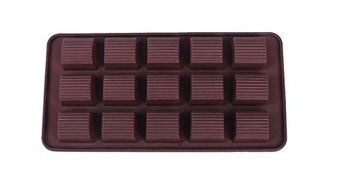 15-Hole Rectangle Silicone Cake Mold Chocolate Fondant Mould Ice Tray Cake Bakeware Baking Tools