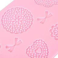 Fondant Cake Silicone Lace Mold Decoration Butterfly Bows Flowers. N4