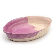 Italian Dinnerware - Purple Oval Casserole - Handmade in Italy from our Colori E Sapori Collection