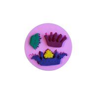 Cutoy Crowns Design Silicone Cake Fondant Chocolete Jello Soap Candy Gum Paste Molds Clay Moulds DIY Decorating...
