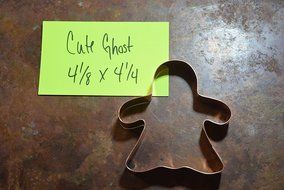 Cute Halloween Ghost Copper Cookie Cutter N2