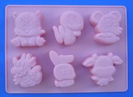 Chinese zodiac animals #2 Silicone cake mold Soap molds Decoration mould
