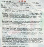 Gold Kili All Natural Instant Caffeine-free Ginger Drink, 20-Count Bags (Pack of 3) N4