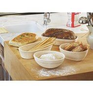 BetterJonny Oval Banneton Brotform Artisan Bread Proofing Basket Rattan