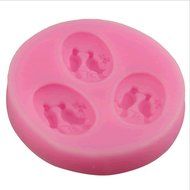 Generic Three Cavity Little Birds Shape DIY Cake Decorating Fondant Silicone Sugar Craft Molds Random Color Set... N2