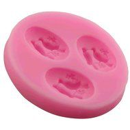 Generic Three Cavity Little Birds Shape DIY Cake Decorating Fondant Silicone Sugar Craft Molds Random Color Set... N3