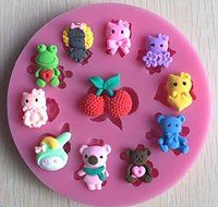 HSE AnimalS silicone mold silicone molds Fondant Cake Decoration Sugar Craft Tools baking tools cake tools