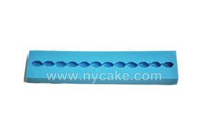 NY CAKE Oval Silicone Mold Border