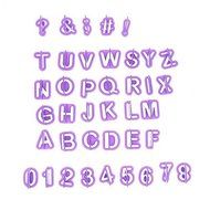 ASDOMO Lace Sugar Art Alphabet and Numbers Candy Fondant Chocolate Mold for Cake Decoration Cupcake Decorate Polymer... N8