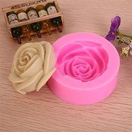 3D Rose Silicone Fondant Cake Mold Chocolate Clay Soap Mould