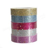 Bargain World Glitter Star Washi Tape Adhesive Fabric Scrapbooking Sticker N2