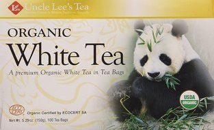 Uncle Les&#039;s Tea- Organic White Tea, premium organic White Tea in Tea Bags 100ct