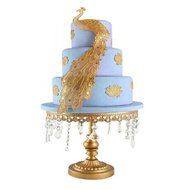 Peacock Cake Lace Mat Silicone Mold Cake Decorating Supplies Pink Color N2