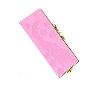 Peacock Cake Lace Mat Silicone Mold Cake Decorating Supplies Pink Color N4
