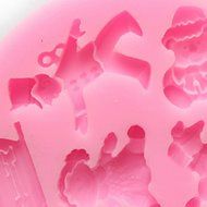 "Puppet Cartoon Silicon Fondant Cake Mould Mold Decorating Tools" shopping N2