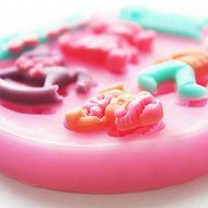 "Puppet Cartoon Silicon Fondant Cake Mould Mold Decorating Tools" shopping N3